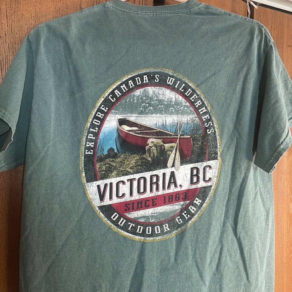 3️⃣ for 1️⃣5️⃣ Blue 84 - Victoria BC Tshirt Canoe - Picture 1 of 5